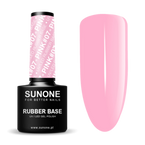 SunOne Rubber Base Kauczukowa baza hybrydowa Pink #07 5g