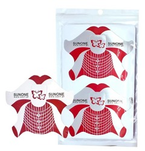 Sleek Shine Szablony do paznokci w kształcie motyla - 50 sztuk