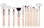 Jessup T446 Zestaw 15 pędzli do makijażu Naked Pink & Rose Gold