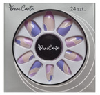 Deni Carte Tipsy 4114 24szt+klej 2g Swirl Lavender