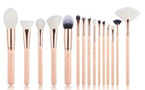 Jessup T445 Zestaw 15 pędzli do makijażu Naked Pink & Rose Gold