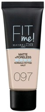 Maybelline Fit Me Podkład matujący do twarzy - 097 Natural Porcelain 30ml