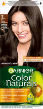 Garnier Color Naturals Creme Farba do włosów - 3 Ciemny brąz 112ml