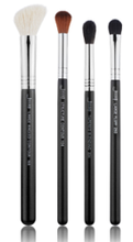 Jessup T311 Zestaw 4 pędzli do makijażu Black/Silver