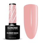 SunOne Rubber Base Kauczukowa baza hybrydowa Pink #04 5g