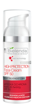 Bielenda Professional Krem ochronny do twarzy Wysoka ochrona SPF 50+ PA++ 50ml