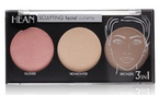 Hean Sculpting Facial Palette 3in1  - Paleta do konturowania