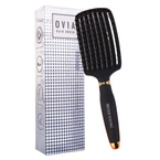 Sister Young Ovia Hair Brush Szczotka do rozczesywania włosów z włosiem z dzika BLA1033 - Czarna