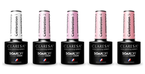 Claresa Lakier hybrydowy Celebration Zestaw 1 + 2 + 3 + 4 + 5 SoakOff UV/LED 5x5g