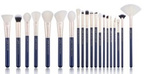 Jessup T473 Zestaw 20 pędzli do makijażu Prussian blue/golden