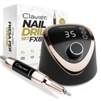 Clavier FX830 Frezarka kosmetyczna do paznokci manicure 65W - Czarno-Złota