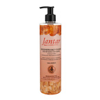 Jantar Regenerujący olejek pod prysznic i do kąpieli z bursztynem, minerałami i proteinami jedwabiu 400ml