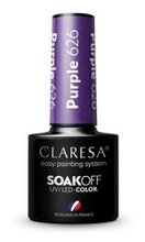 CLARESA Lakier hybrydowy Purple 626 5g