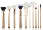 Jessup T411 Zestaw 10 pędzli do makijażu Golden/rose gold