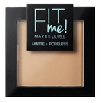 Maybelline Fit Me Matte + Poreless Puder dopasowujący się do skóry - 220 Natural Beige 9g