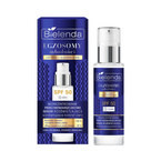 Bielenda Egzosomy Młodości Lifting&Ujędnienie Przeciwzmarszczkowe serum rozświetlające wyrównujące koloryt cery - Cera dojrzała, wrażliwa SPF50 Dzień 30ml