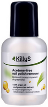 KillyS Bezacetonowy zmywacz do paznokci z olejem arganowym i ekstraktem z zielonej herbaty 50ml