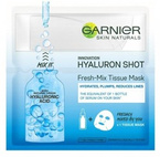 Garnier Hyaluron Shot Maska w płacie z kwasem hialuronowym 33g