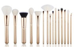 Jessup T406 Zestaw 15 pędzli do makijażu Golden/rose gold