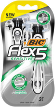 Bic Flex 5 Sensitive Maszynki do golenia - 3sztuki