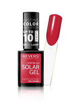 Revers Solar Gel Lakier do paznokci efekt lakieru hybrydowego - 10 Royal Red 10ml