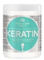Kallos Keratin Hair Mask - Maska do włosów suchych z wyciągiem keratyny i proteiny mlecznej