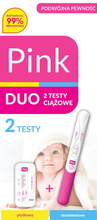 Hydratex Pink Duo Test ciążowy płytkowy+strumieniowy - 2 sztuki