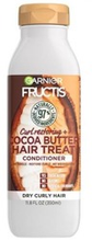 Garnier Fructis Cocoa Butter Hair Food odżywka do włosów suchych i kręconych 350ml