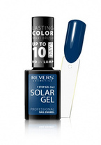 Revers Solar Gel Lakier do paznokci efekt lakieru hybrydowego - 46 Navy Peony 10ml