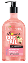 Bielenda Shower Coctail relaksujący żel pod prysznic Rabarbar Wanilia 400ml