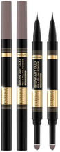 Eveline Cosmetics Brow Art Duo pisak i puder do brwi 2w1 Medium