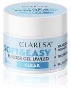 CLARESA Builder Gel UV/LED SOFT&EASY Żel budujący Clear 45g