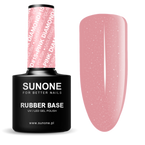 SunOne  Rubber Base Kauczukowa baza hybrydowa Pink Diamond #15 12g