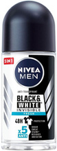 Nivea Men Black&White Invisible 48H Antyperspirant w kulce roll-on - FRESH 50ml