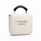 Ecarla Kosmetyczka rozkładana na kosmetyki - Ecru