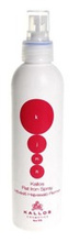 Kallos KJMN Flat Iron Spray - Ochronny spray do prostowania włosów, 200 ml