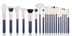 Jessup T472 Zestaw 20 pędzli do makijażu Prussian blue/golden