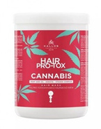 Kallos Hair Pro-tox Cannabis Maska do włosów z olejem z nasion konopi 1L