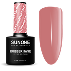 SunOne  Rubber Base Kauczukowa baza hybrydowa Pink #13 12g