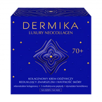 Dermika Luxury Neocollagen Kolagenowy krem odżywczy do redukcji zmarszczek i wiotkości skóry 70+ dzień/noc 50ml