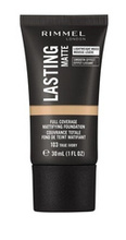 Rimmel Lasting Matte Podkład do twarzy matujący - 103 True Ivory 30ml
