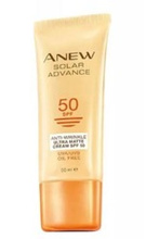 AVON Anew Solar Advance Anti-wrinkle Ultra Matte Cream SPF50 Przeciwzmarszczkowy krem ochronny do twarzy SPF50 50ml