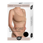 Life Comfort Top bezszwowy damski - Czarny roz.M