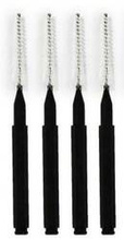Mikro szczoteczki do laminacji brwi czarne - 4 sztuki