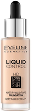 Eveline Cosmetics Liquid Control HD Matujący podkład do twarzy - 001 Porcelain 30ml
