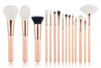 Jessup T444 Zestaw 15 pędzli do makijażu Naked Pink & Rose Gold