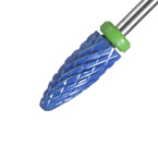 Clavier Frez ceramiczny do hybryd, żeli, akryli Long Bullet C - stożek mocny zielony