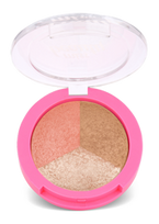 Golden Rose Miss Beauty Glow Baked Trio Puder do twarzy 3w1 6,5g