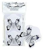 Sleek Shine Szablon do paznokci butterfly - 50 sztuk