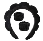 Top Choice Zestaw pielęgnacyjny Opaska+opaski na nadgarstki - Czarny